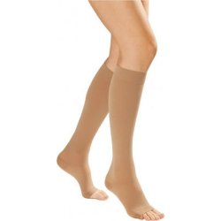 Anatomic Line 6313 Knee High Open Toe Stockings Class I 17-22 Mm Hg Small