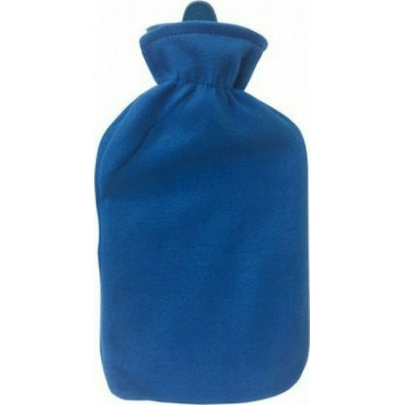 Microlife Alfashield Pvc Hot Water Bottle With Fleece Cover Blue 2l