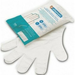 Karabinis Medical Alfashield Medical Gloves - Transparent Polyethylene - 100 Pieces