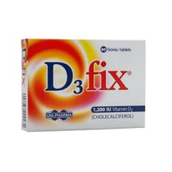 Uni-Pharma D3 Fix 1200 IU 60 Tablets