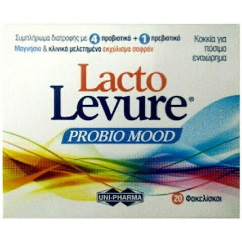 Uni-Pharma Lactolevure Probio Mood Probiotics For Mood 20 Sachets