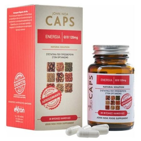 John Noa John Noa Caps Energia 120mg Dietary Supplement With Coenzyme Q10, 30 Capsules