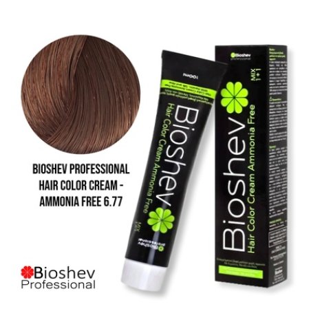 Bioshev Professional Hair Color Cream Ammonia Free 100ml - Dark Chocolate Blond