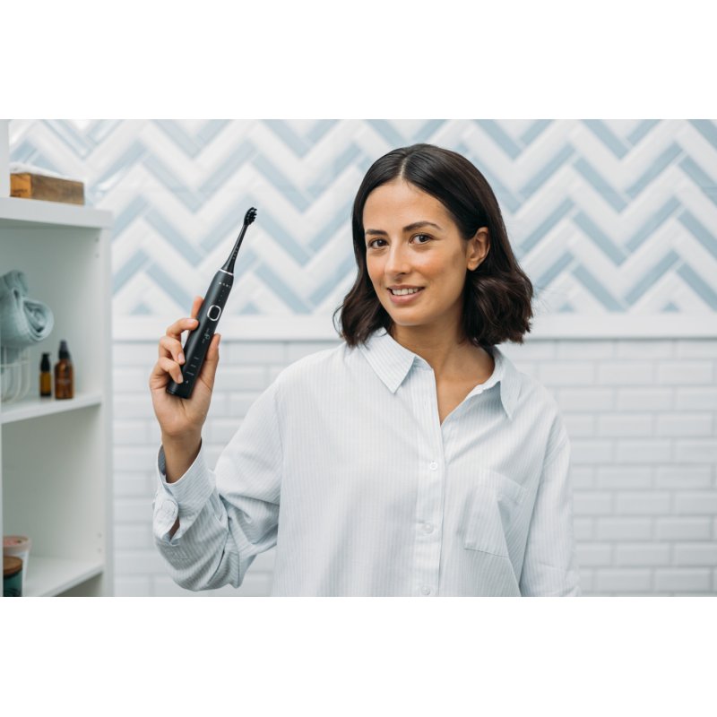 AENO DB2S Adulte Brosse à dents à ultrasons Noir