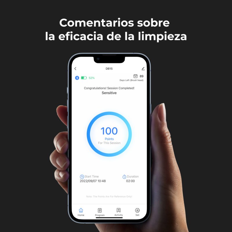 AENO Sonic Toothbrush DB2S Smart 3 Replacement Brush Heads Black