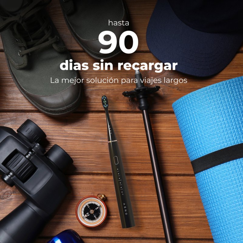 AENO DB2S Adulte Brosse à dents à ultrasons Noir