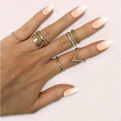 Sosu Stiletto Nail Tips Fallen Angel