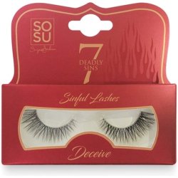 SOSU 7 Deadly Sins Strip Lashes Deceive Handmade Criss Cross Tapered Strands