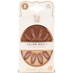 Artificial Nails Chocolate (Salon Nails) 24 pieces