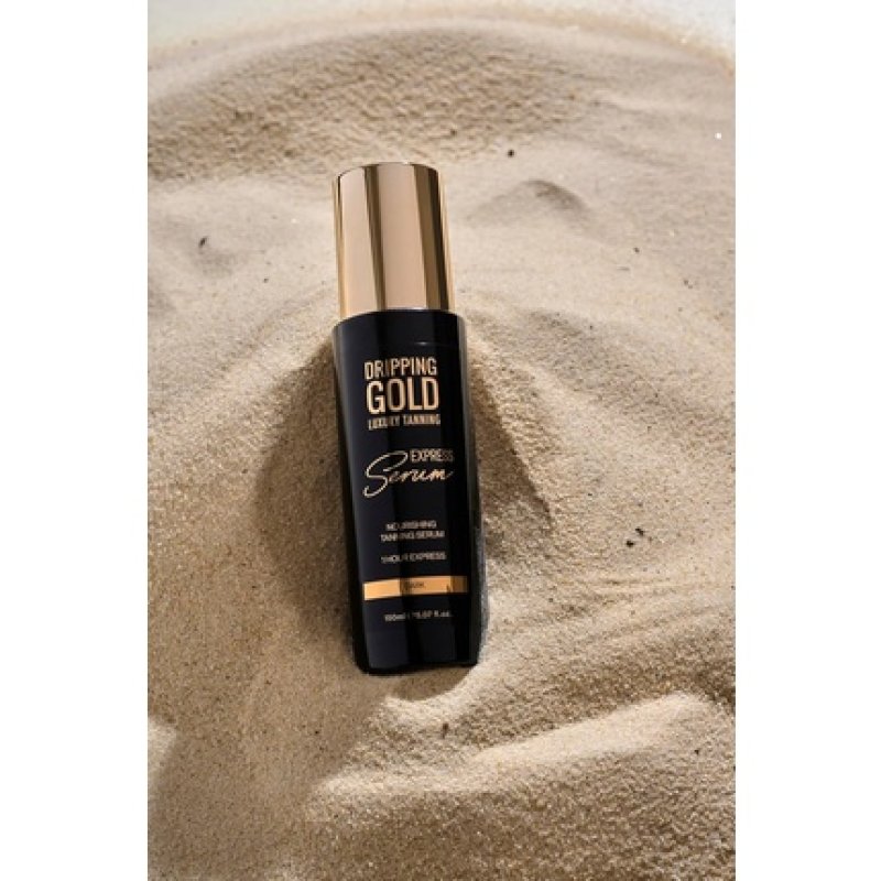 Express Tanning Serum Dark Fast-Acting Self Tanner for a Golden Glow