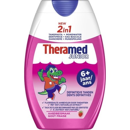 Theramed Toothpaste Junior 2 In 1 Strawberry 6