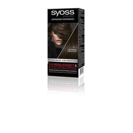 Syoss Color Baseline 4-1 Medium Brown Hair Dye