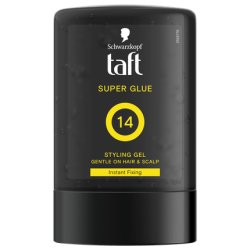 Taft Super Glue Level 14 Hair Gel - 300 Ml