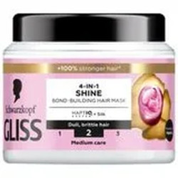 Gliss 4-In-1 Shine Bond-Building Hair Mask - 400 Ml