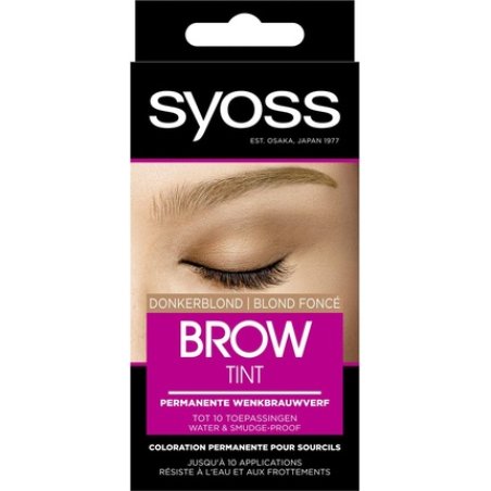 Syoss Brow Tint Eyebrow Dye Dark Blonde
