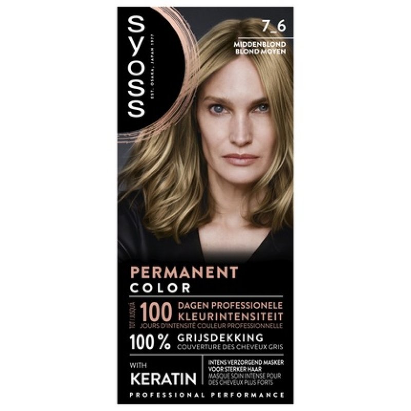 Syoss Colors 7-6 Medium Blonde Hair Color