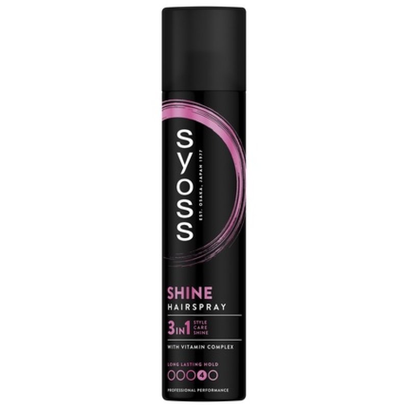 Syoss Hairspray Shine Hold - A Strong Hold Hairspray For Shiny Hair