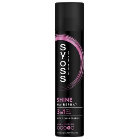 Syoss Hairspray Shine Hold - A Strong Hold Hairspray For Shiny Hair