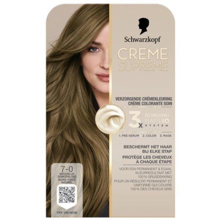 Schwarzkopf Creme Supreme 7-0 Hair Color