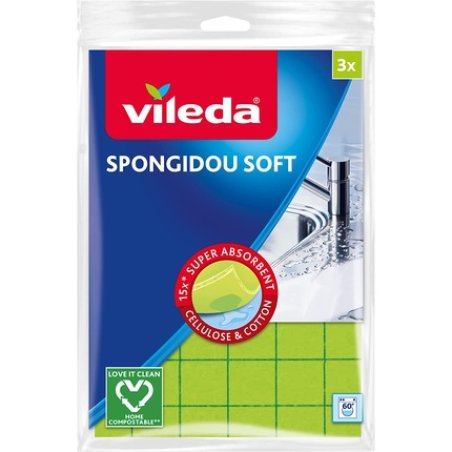 Vileda Spongidou Cleaning Cloth Square
