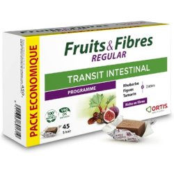 Ortis Fruits & Fibres Regular Chewable Squares 45 Count