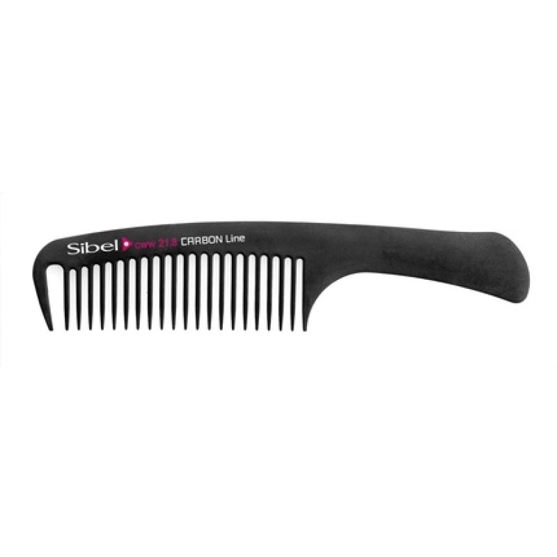 ULTRON Carbon Handle Comb CWW21.8 with 2 Clips