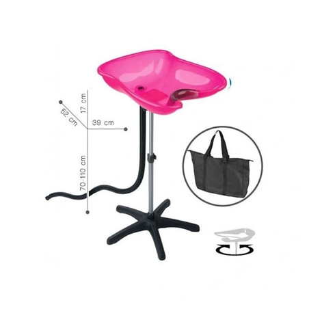 Sibel Compact Shampoo Basin Pink