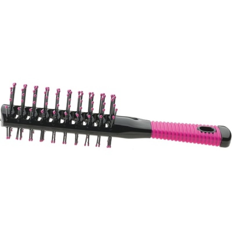 Sibel Double Sided Tunnel Hairbrush - Pink