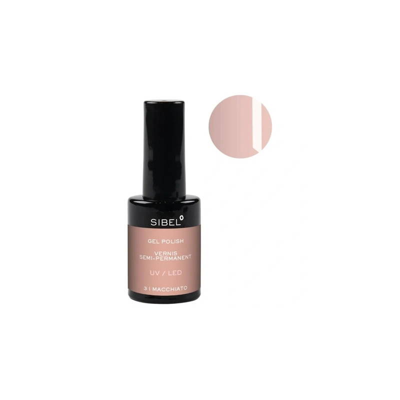 Sibel Gel Nail Polish Color 3 Macchiato 14 Milliliters