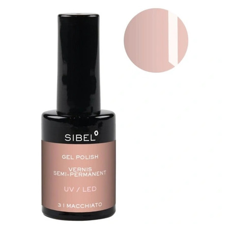 Sibel Gel Nail Polish Color 3 Macchiato 14 Milliliters