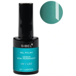 Sibel Gel Nail Polish Color 27 Lagoon 14 Milliliters