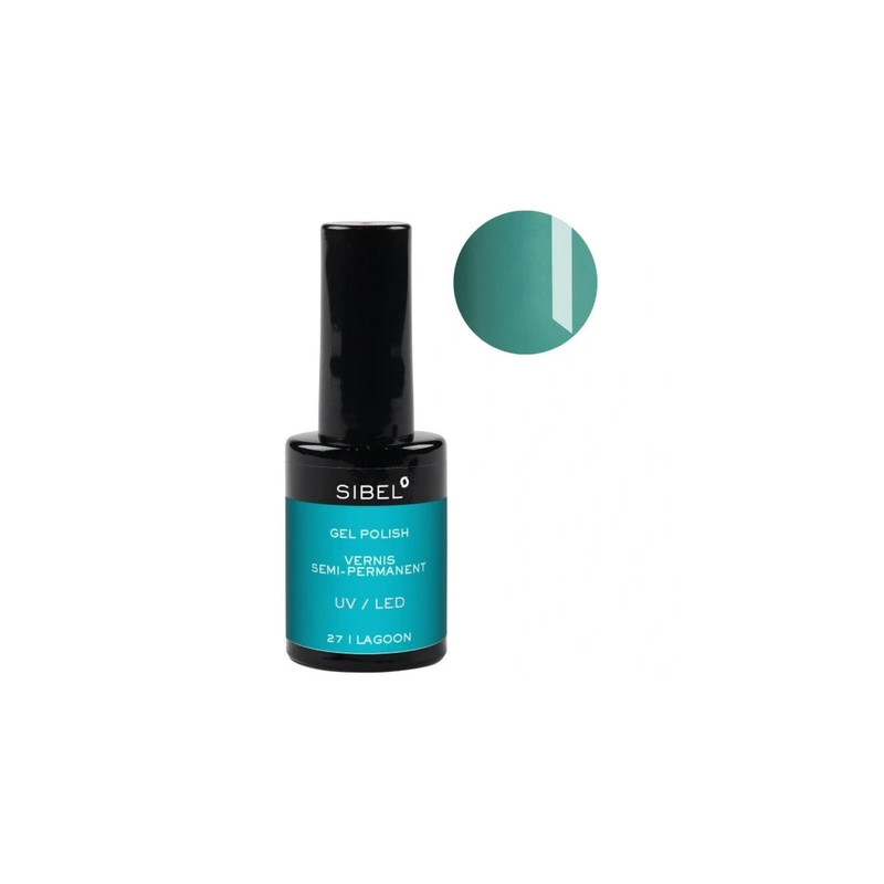 Sibel Gel Nail Polish Color 27 Lagoon 14 Milliliters