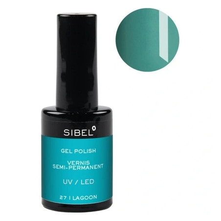 Sibel Gel Nail Polish Color 27 Lagoon 14 Milliliters
