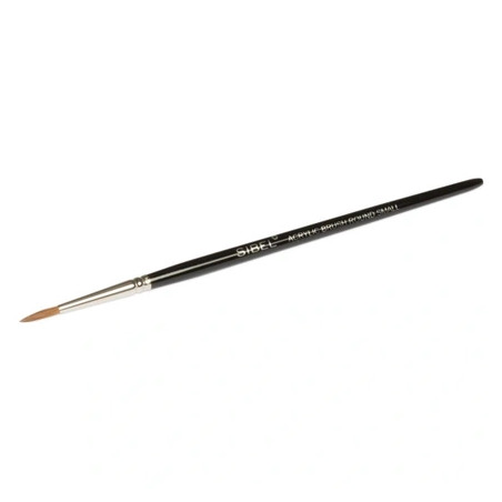 Sibel Small Round Acrylic Brush 24cm