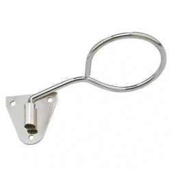 Sibel Metal Wall Hair Dryer Holder With Metal Ring