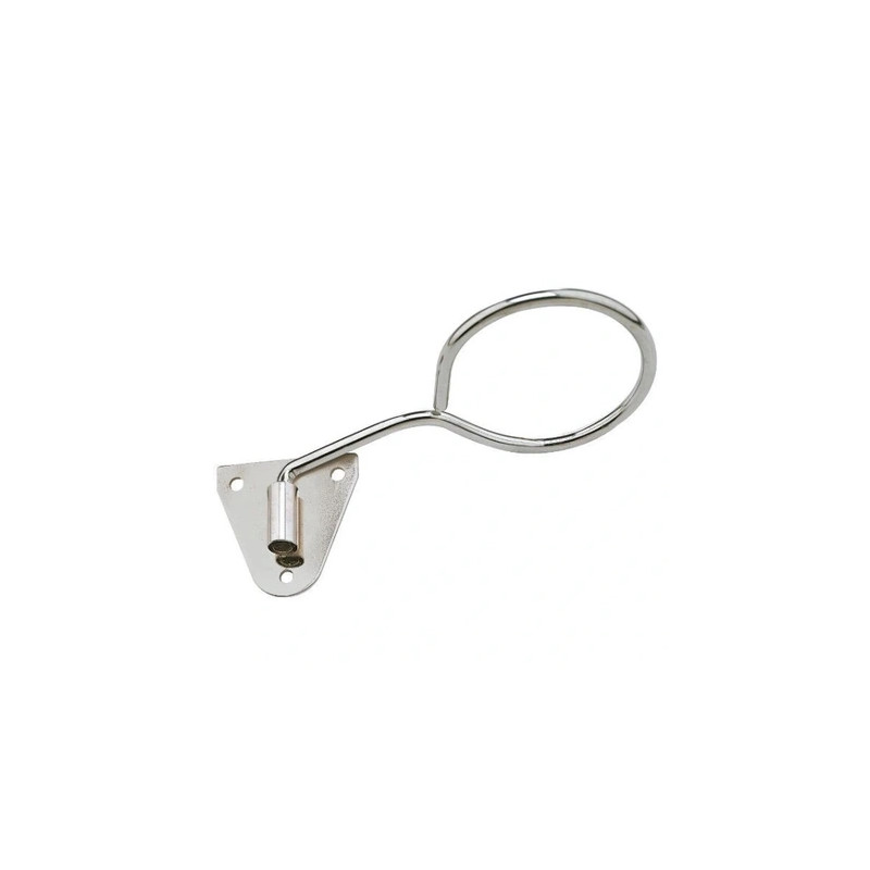 Sibel Metal Wall Hair Dryer Holder With Metal Ring