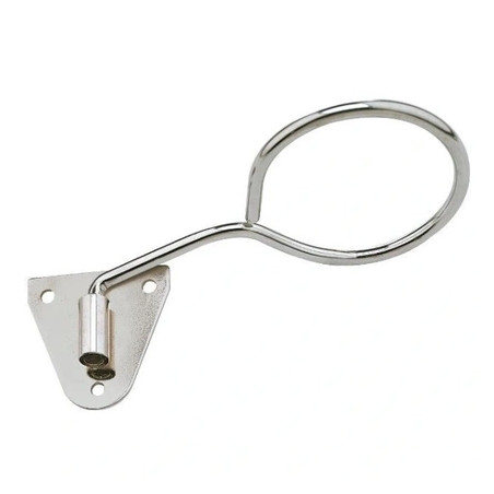 Sibel Metal Wall Hair Dryer Holder With Metal Ring