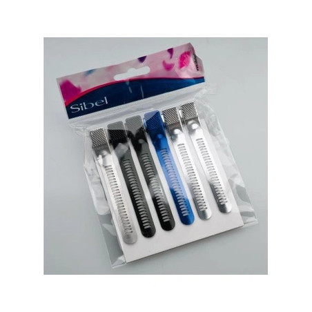 Sibel Aluminum Vent Clip 6 Pieces Assorted