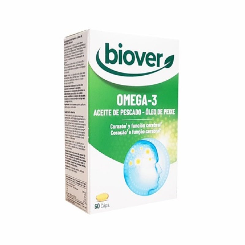 Biover Omega 3 Fish Oil 60 Capsules
