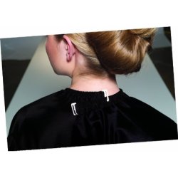 Olivia Garden Charm Washing And Grooming Cape With Double Hook Closure Black