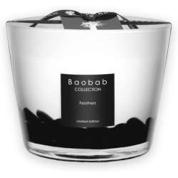 Baobab Collection Scented Candle Feathers Black Rose Oud Wood Saffron