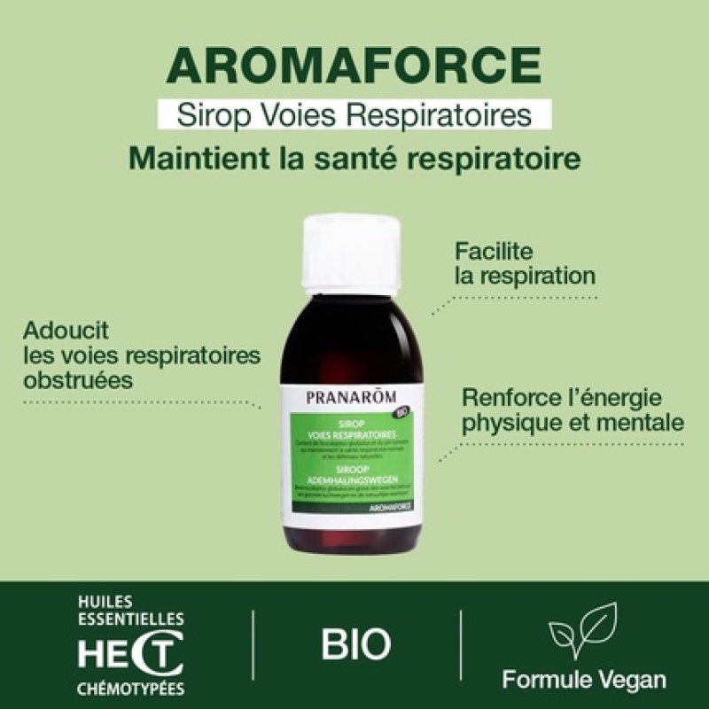 Pranarom Aromaforce Organic Respiratory Syrup 150ml