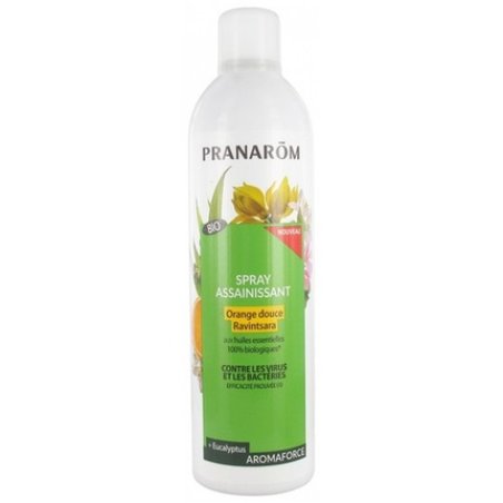 Pranarom Aromaforce Cleansing Spray Sweet Orange Ravintsara Organic 400ml
