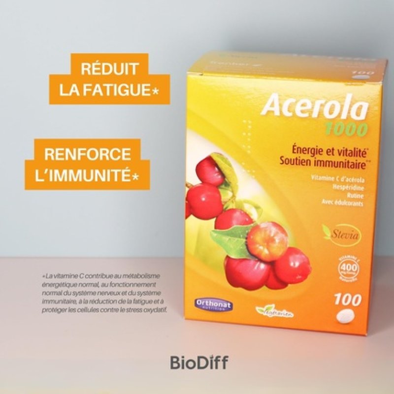 Orthonat Acerola 1000mg 100 Tablets