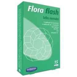 Orthonat Flora Flash Normal Bowel Movement 15 Capsules