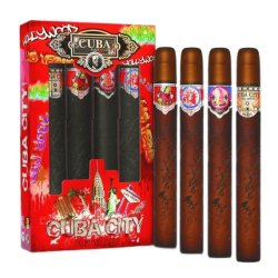 Cuba Original City Woman Set - Hollywood, Las Vegas, New York, Miami Eau De Parfum Sprays 35ml Each