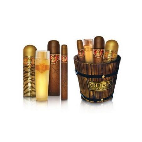 Cuba Jungle Tiger Set - Eau De Parfum Spray 100ml, Eau De Parfum Spray 35ml, Deodorant Spray 200ml, Body Balm 130ml