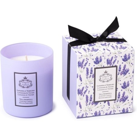 Essências de Portugal Natural Scented Candle Lavender and Thyme 180g