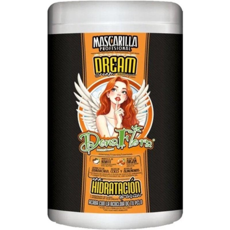 Dona Flora Dream Cream Hair Mask for Women 1000ml Deep Moisture & Frizz