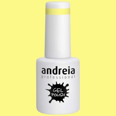 Andreia Semi-Permanent Nail Gel Polish Colour 202 Yellow 10ml